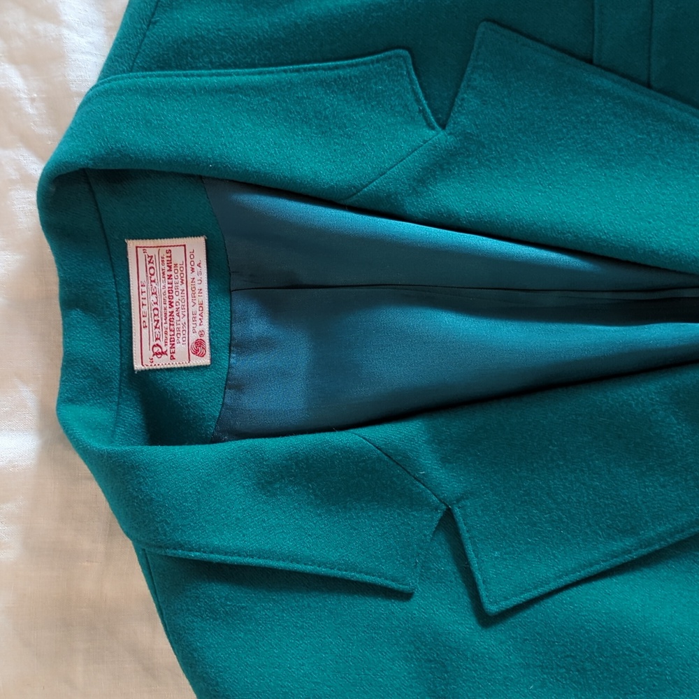 Pendleton Turquoise Women's Blazer - image 2
